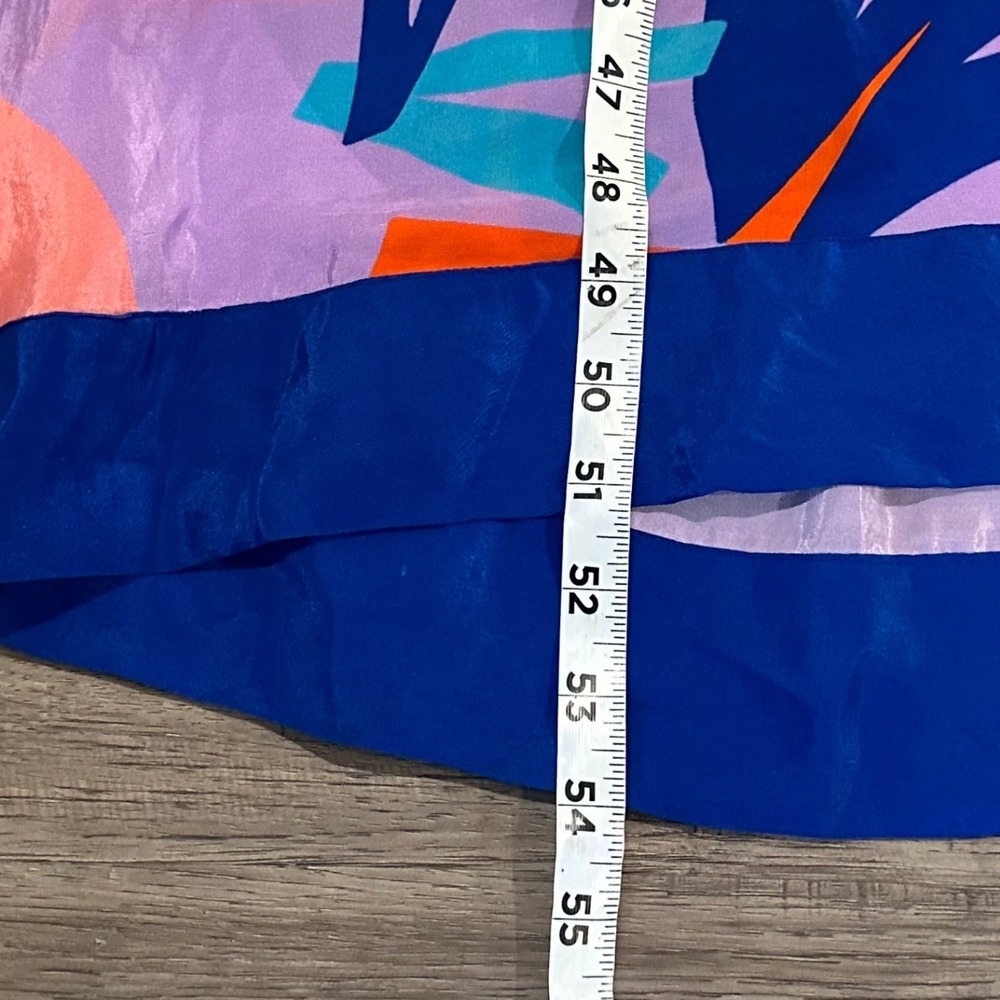 FARM Rio Dress XXS Mixed Print Toucan Palm Tree Colorblock V-Neck Brasil Viscose - Picture 11 of 15